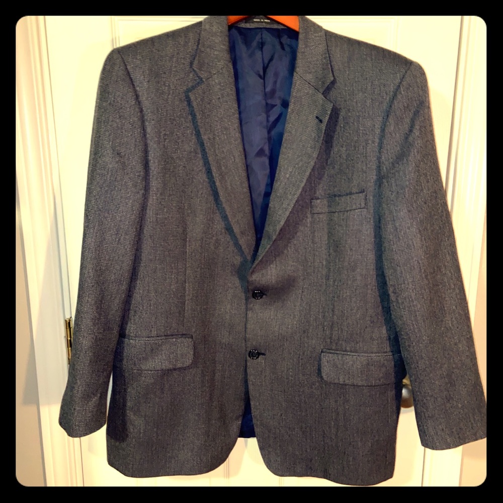 Men’s Seville Row 100% Lambswool Sports Coat  44R